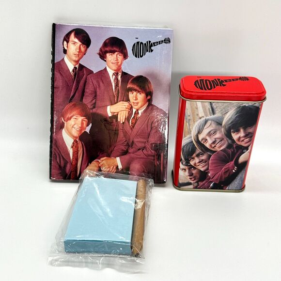 The Monkees Headquarters Vintage Lunchbox Collector Tin Address Book Pad Pencil - Picture 2 of 12